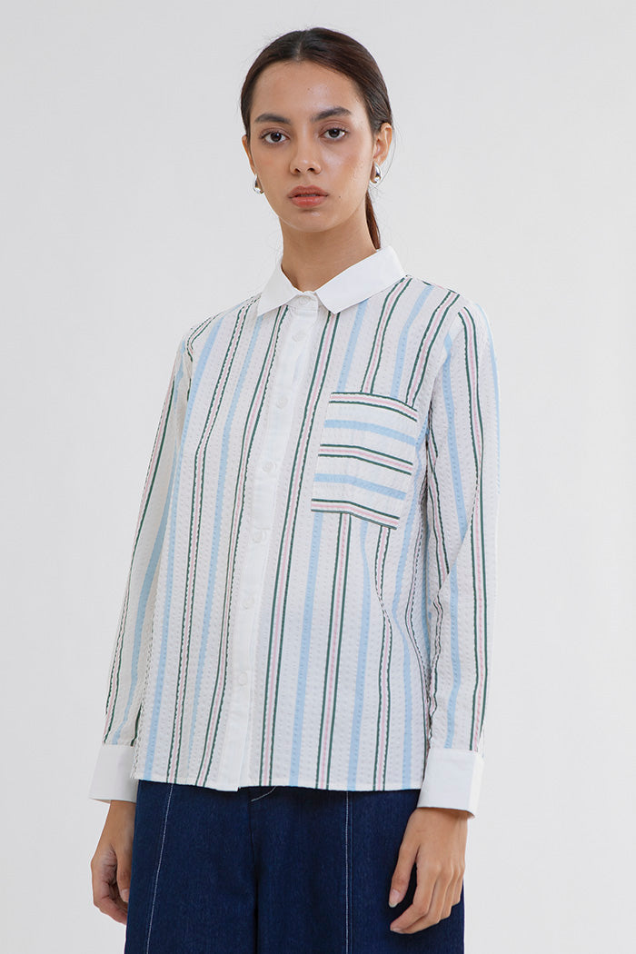 Cream Striped Roselle