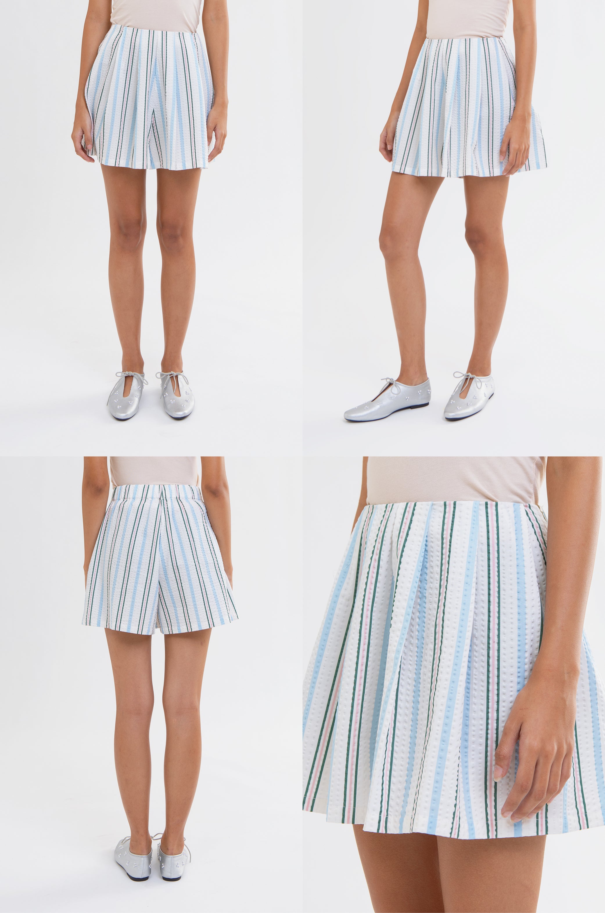 Cream Striped Virelle