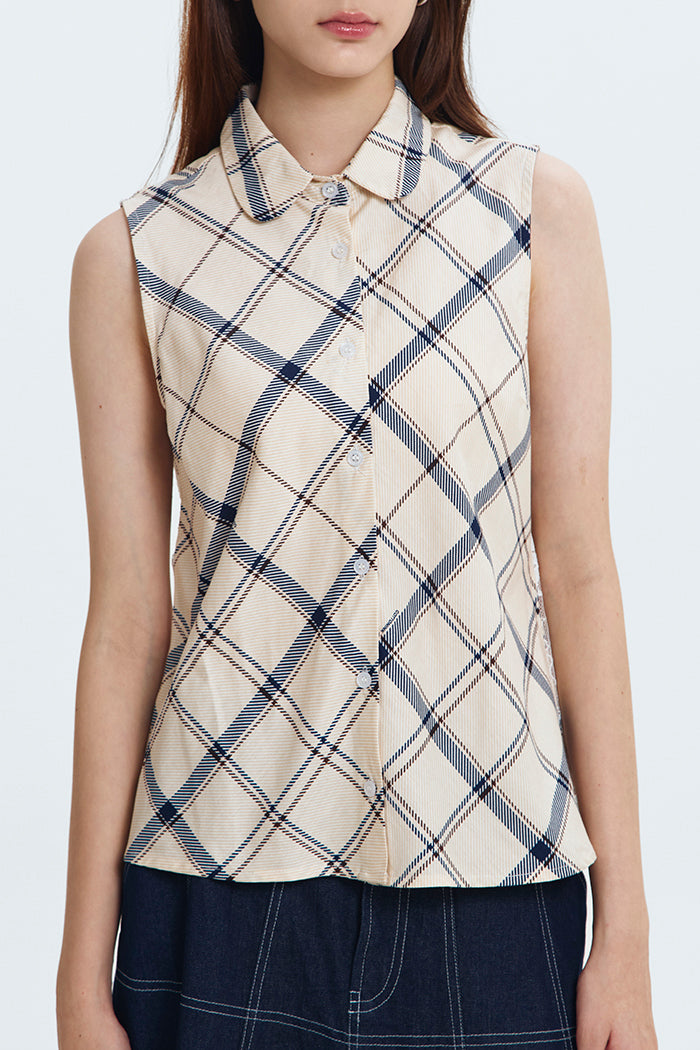 Cream Tartan Almada