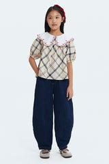 Cream Tartan Frey