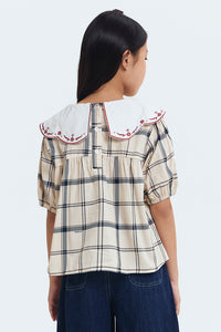 Cream Tartan Frey