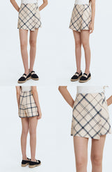 Cream Tartan Isadora