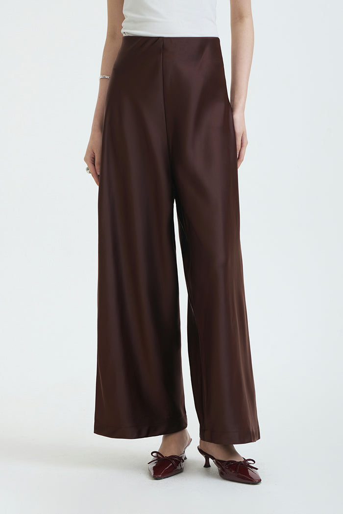 Dark Brown Satin Pama