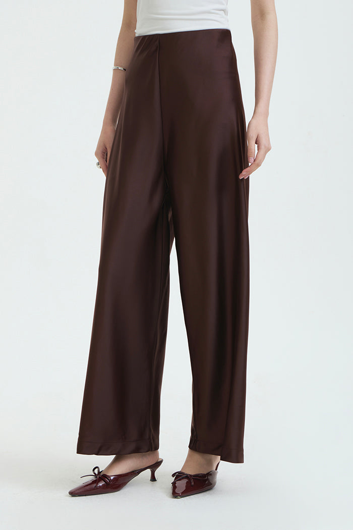 Dark Brown Satin Pama