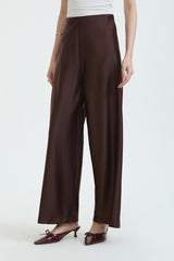 Dark Brown Satin Pama