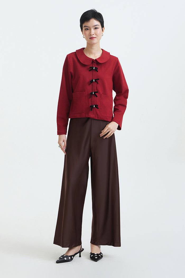 Dark Brown Satin Pama