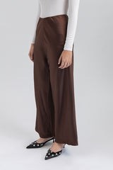 Dark Brown Satin Pama