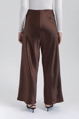 Dark Brown Satin Pama