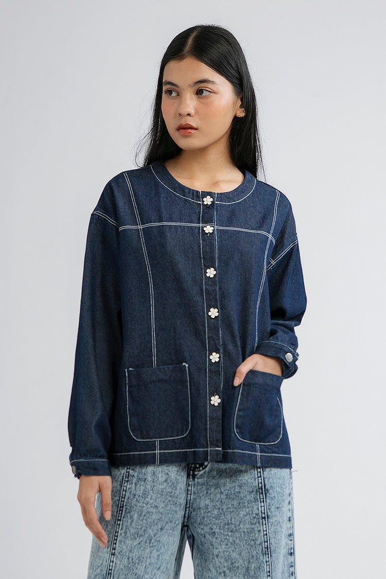 Dark Denim Fiamma - Defect Sale