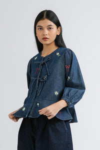 Dark Denim Floral Karila