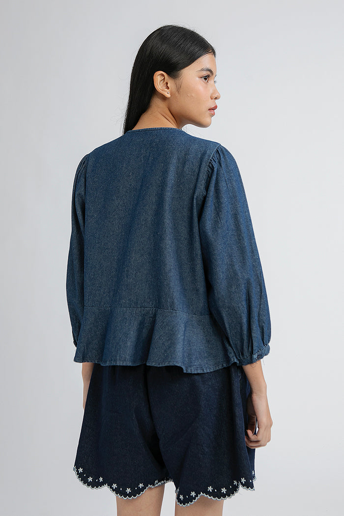 Dark Denim Floral Karila