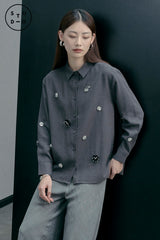 COTTONINKSTUDIO - Dark Grey Lowena