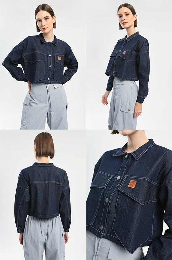 Defect Sale - Dark Wash Denim Trecia