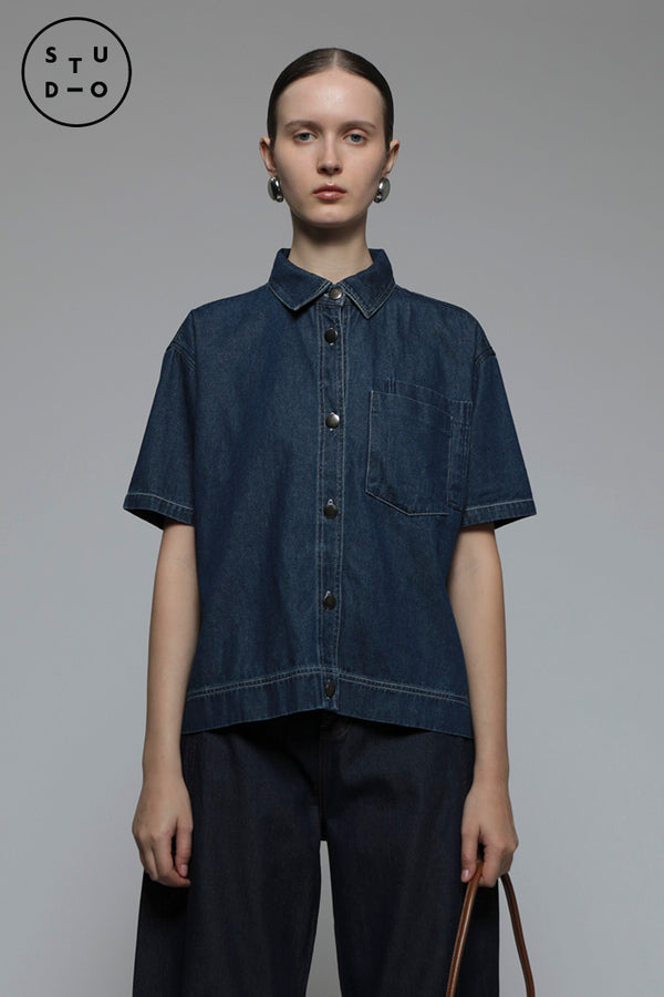 Dark Wash Denim Truss