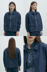 COTTONINKSTUDIO - Dark Denim Dores