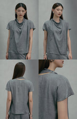 COTTONINKSTUDIO - Dark Grey Idora