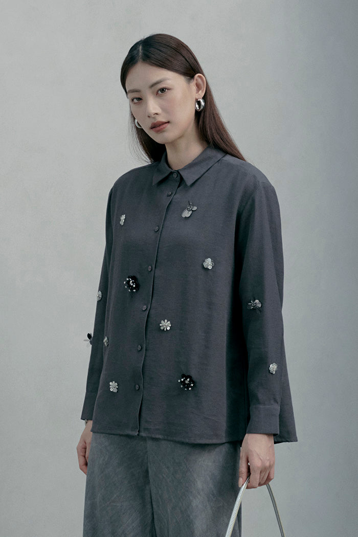 COTTONINKSTUDIO - Dark Grey Lowena