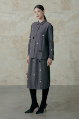 COTTONINKSTUDIO - Dark Grey Lowena