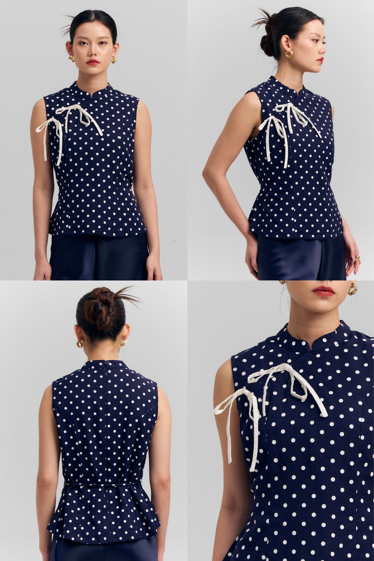 Desita Polka Biru Laut