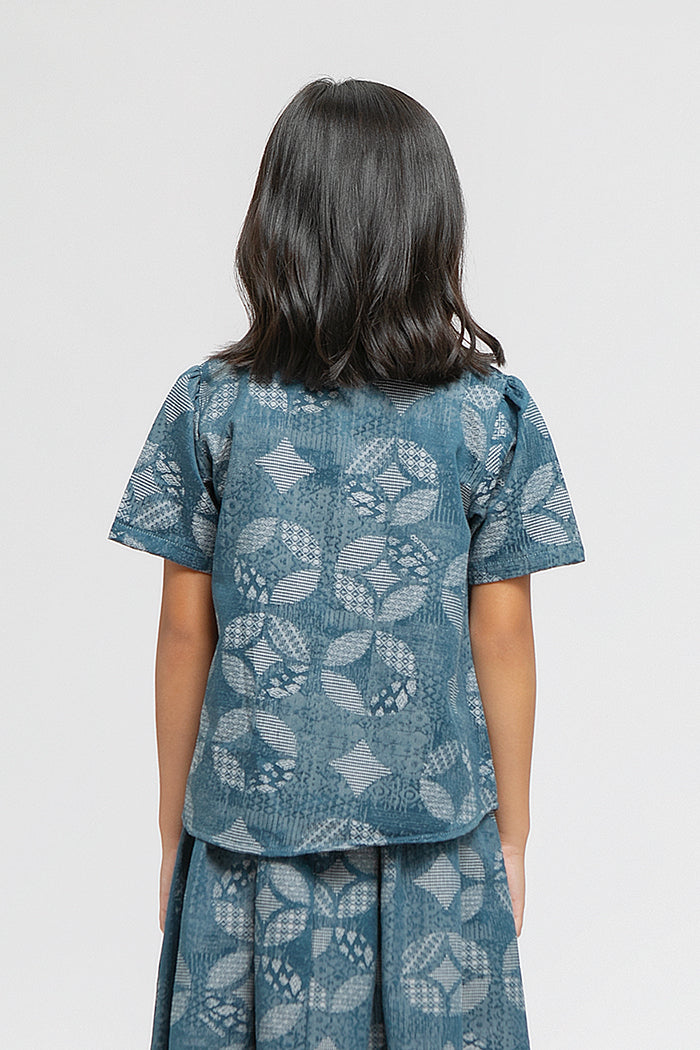 Elok Kawung Biru Laut