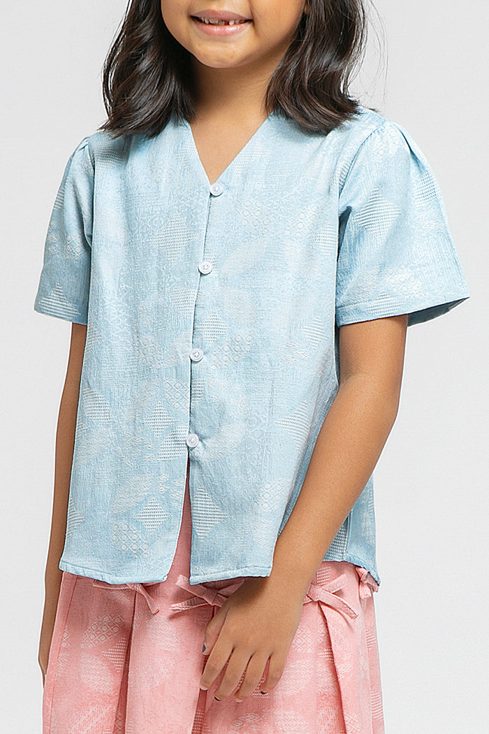 Elok Kawung Biru Muda