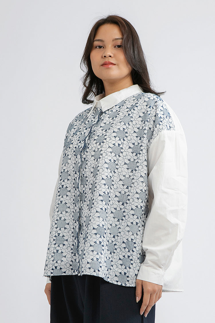 Floral Embroidery Fonsi - Defect Sale