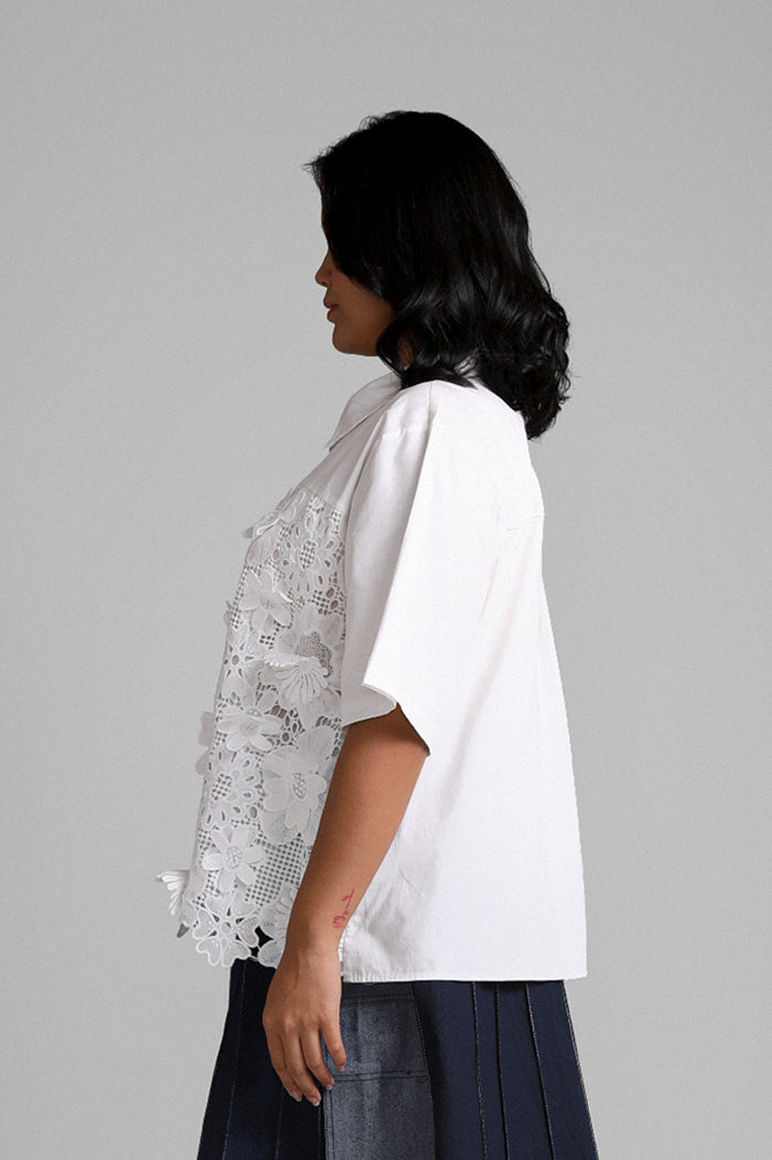 Flower Ornament Blanca - Defect Sale