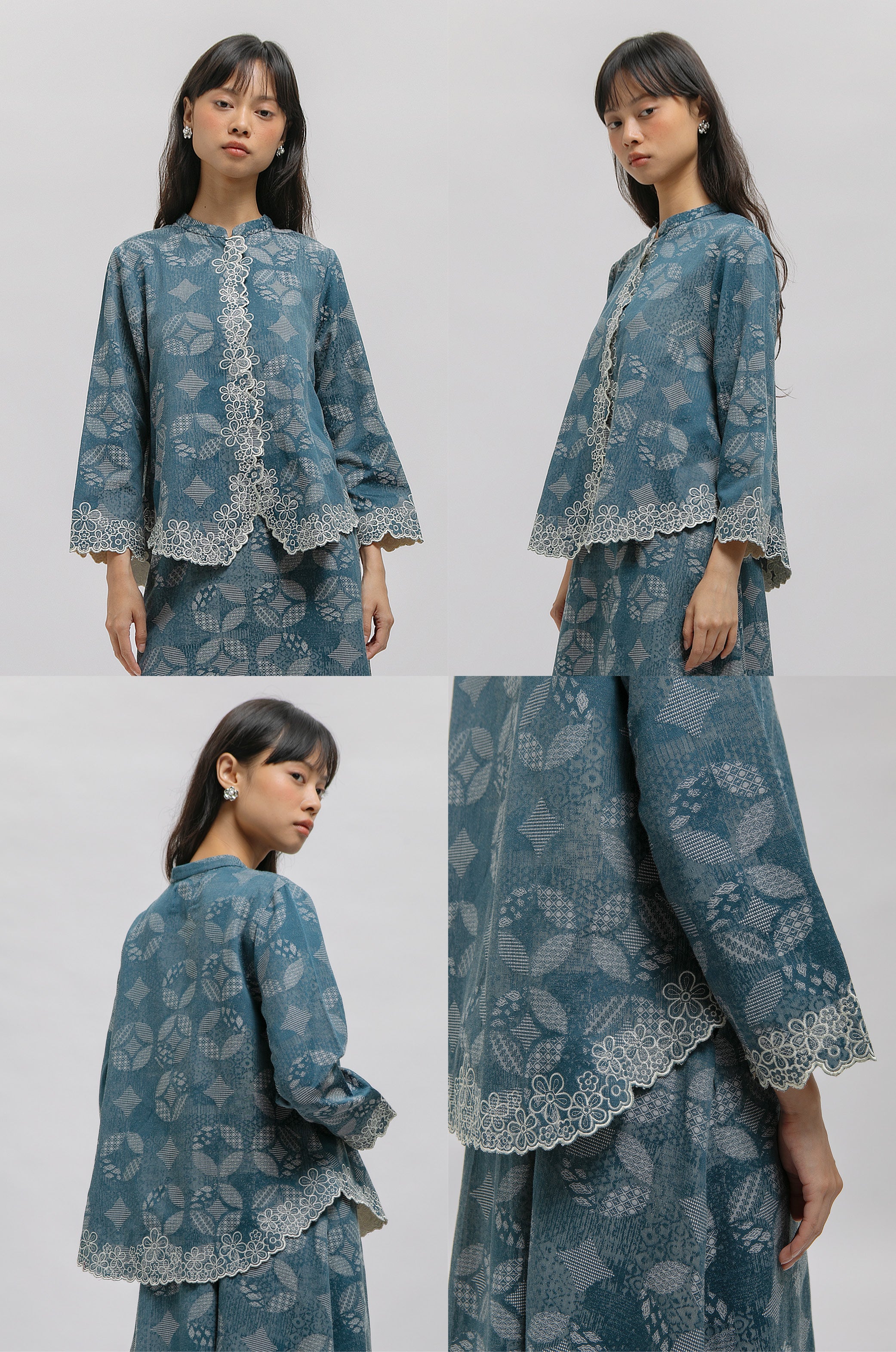 Candrani Kawung Biru Laut