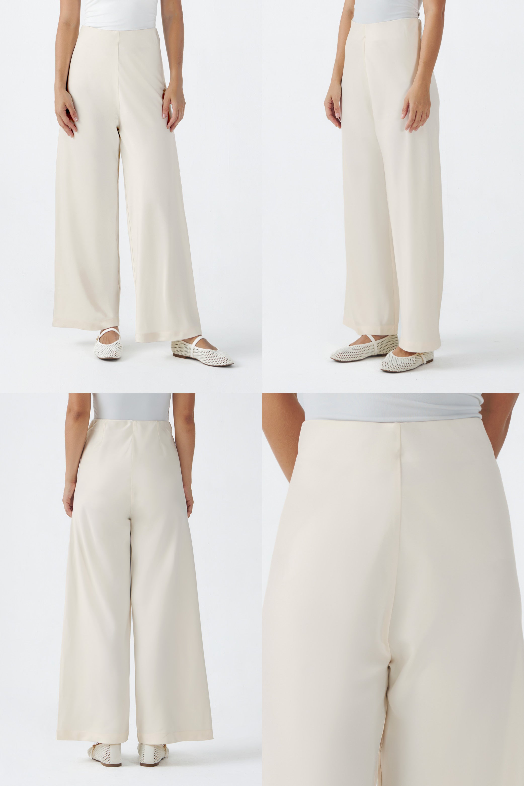 Cream Satin Pama