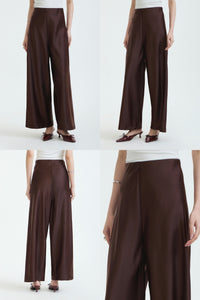 Dark Brown Satin Pama