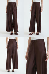 Dark Brown Satin Pama