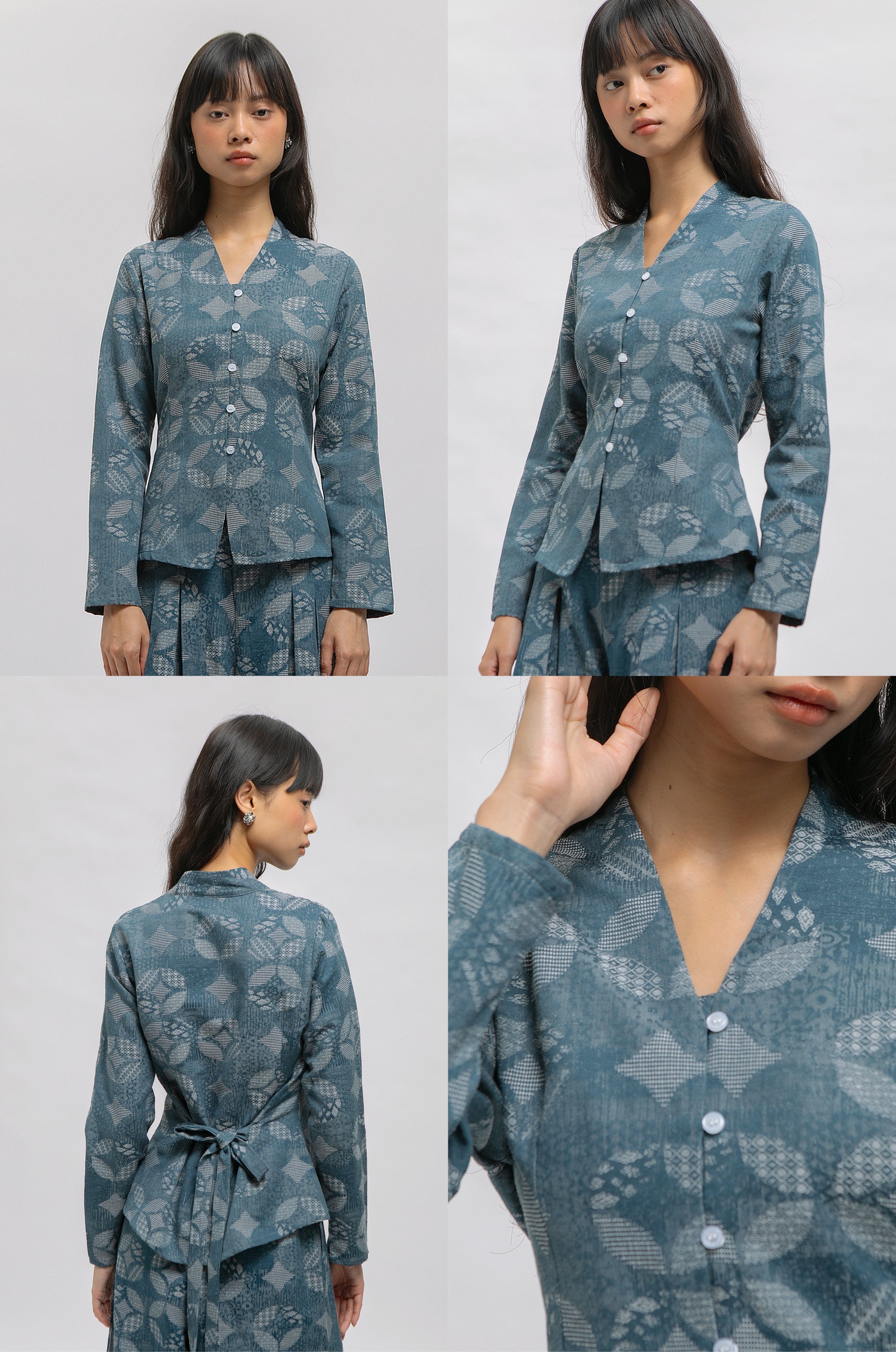 Dinta Kawung Biru Laut