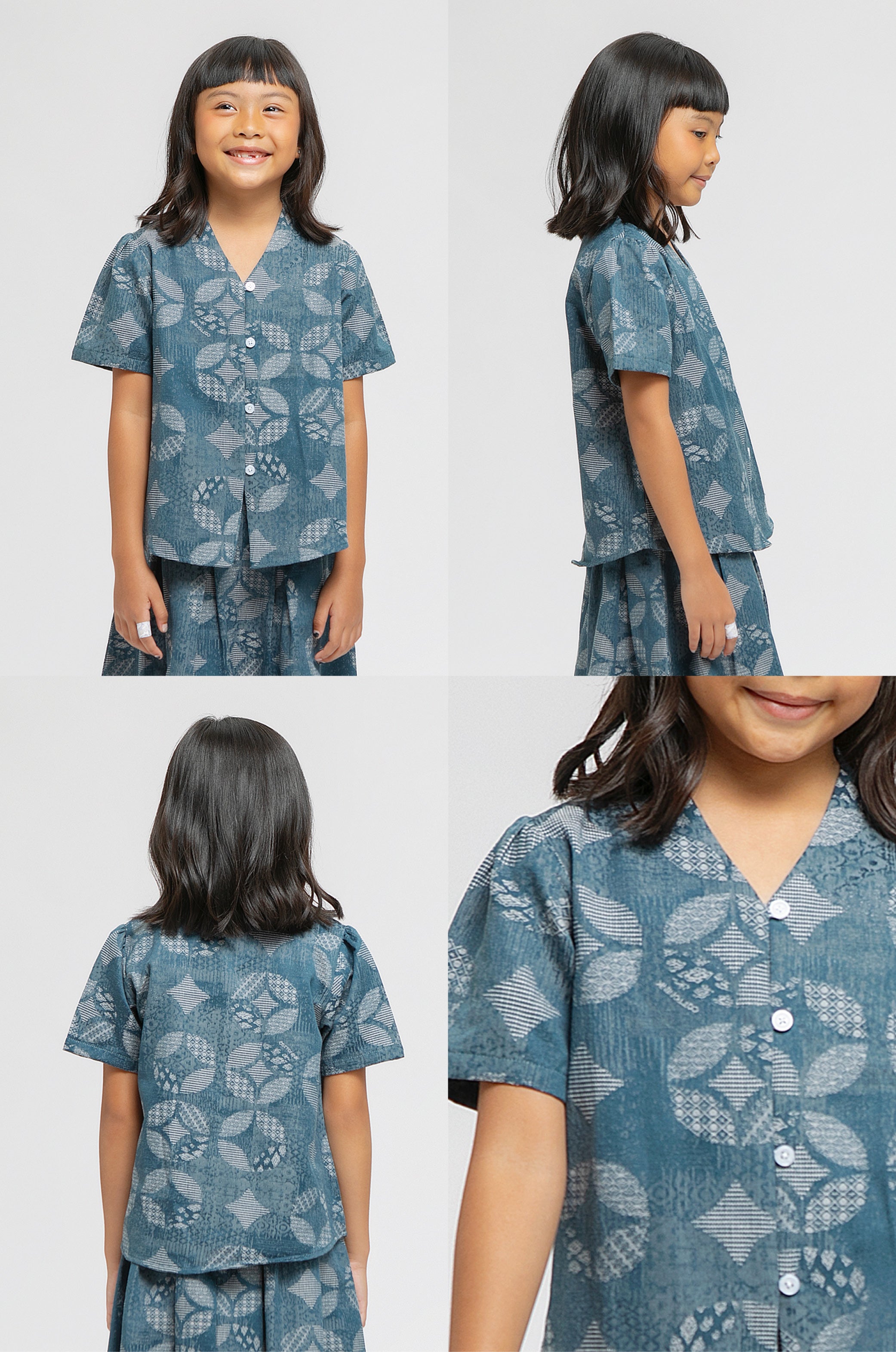 Elok Kawung Biru Laut