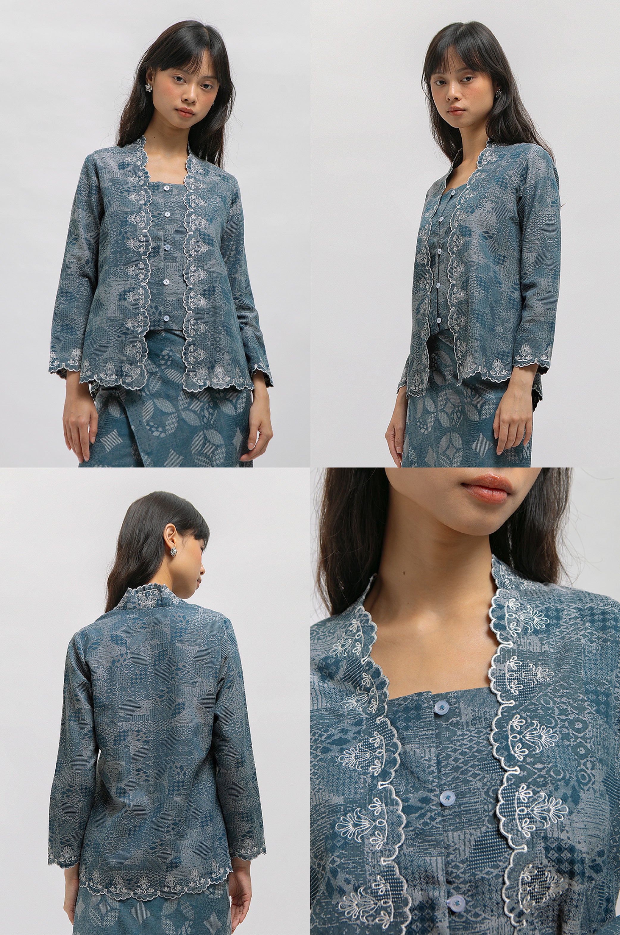 Latika Kawung Biru Laut