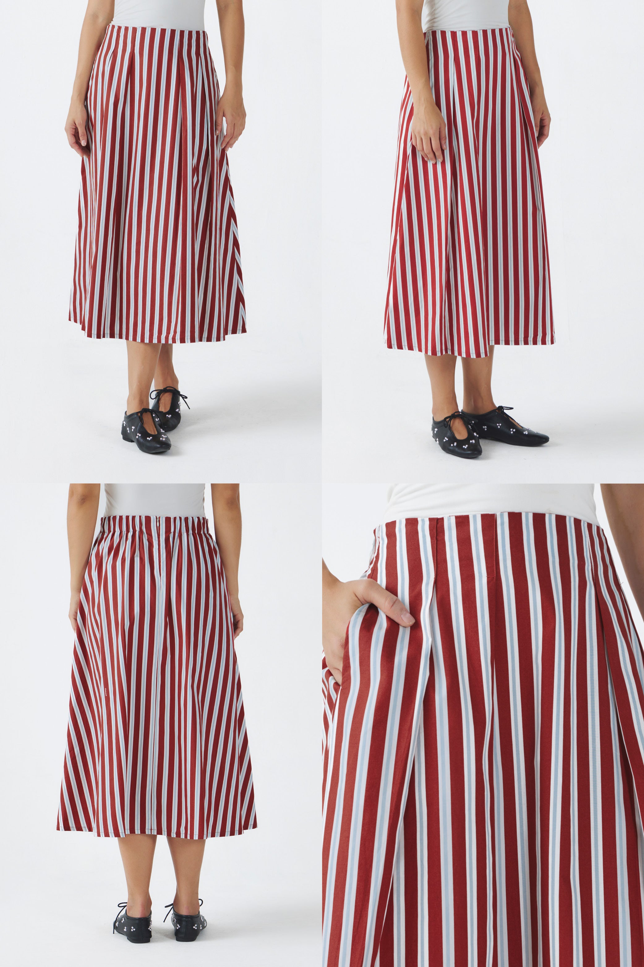 Maroon Striped Nolana
