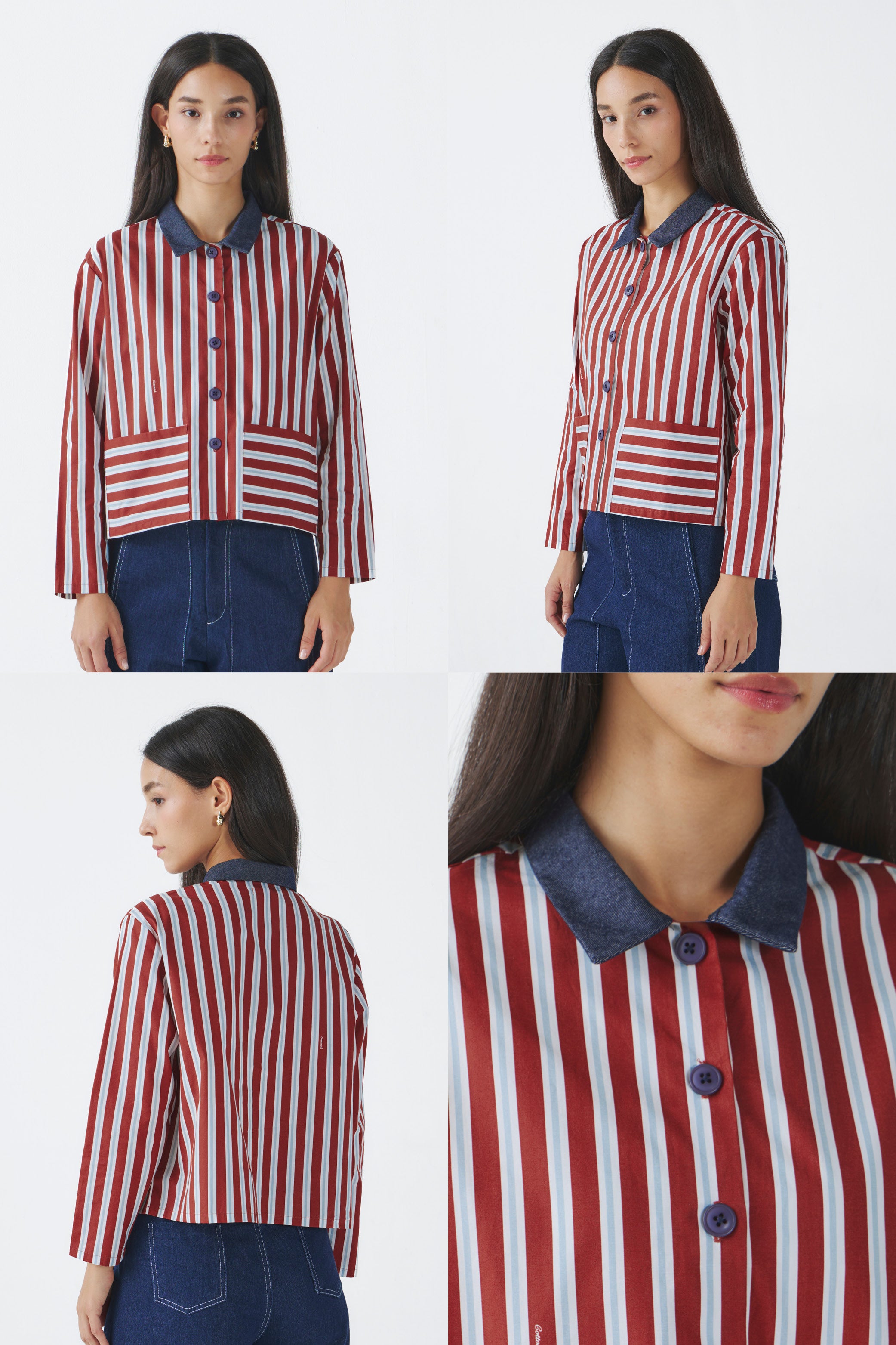 Maroon Striped Tindra