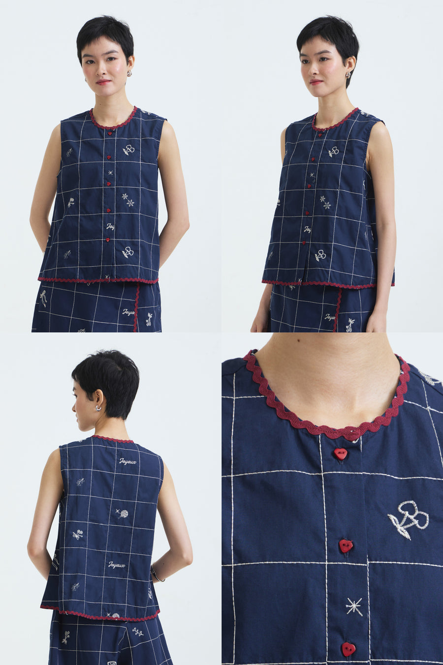 Navy Carol Vivier