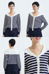 Navy Striped Tusha