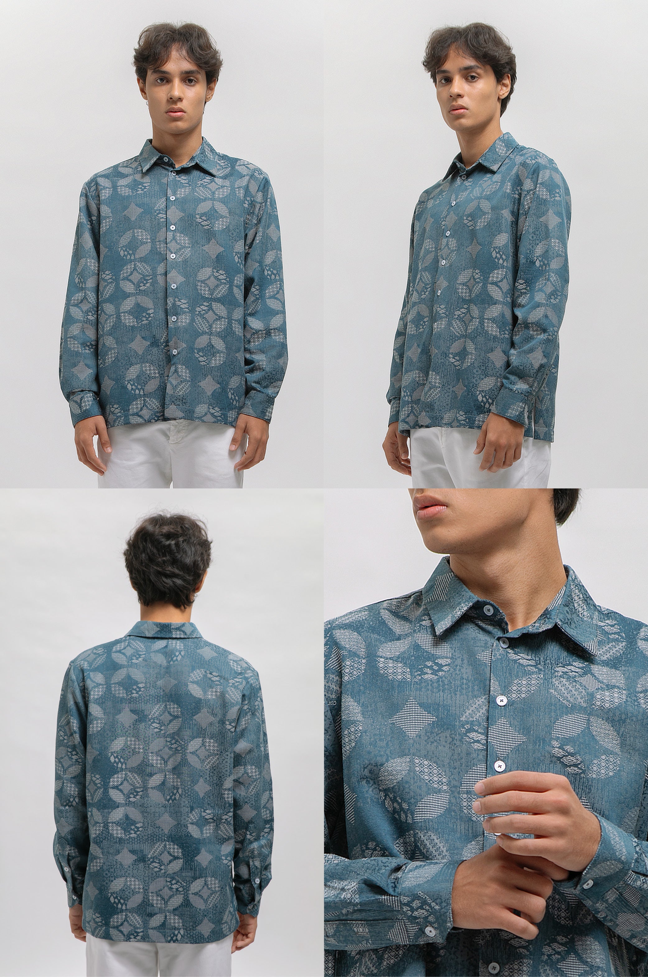 Sena Kawung Biru Laut