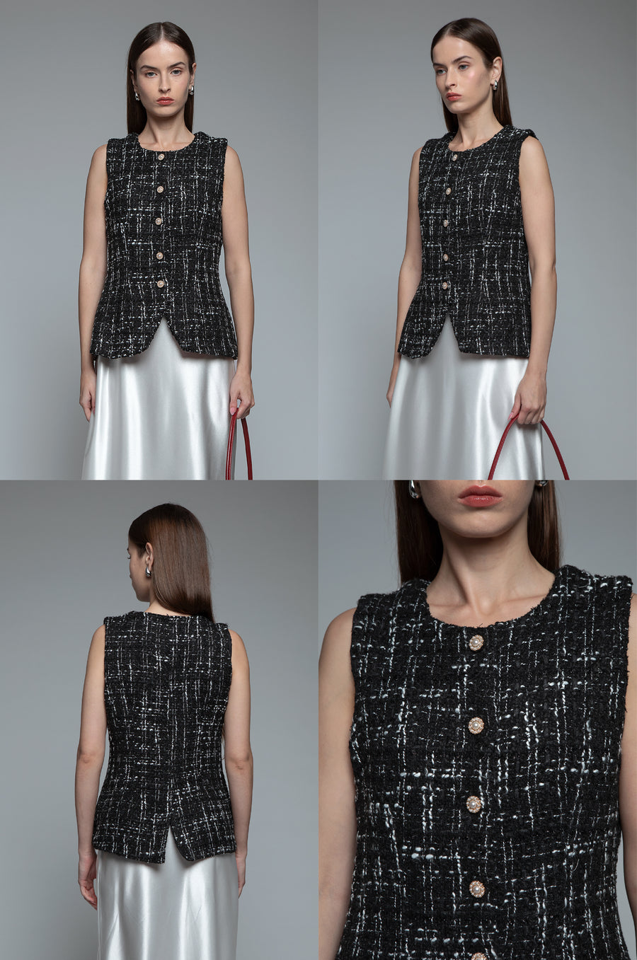 Black Tweed Vea