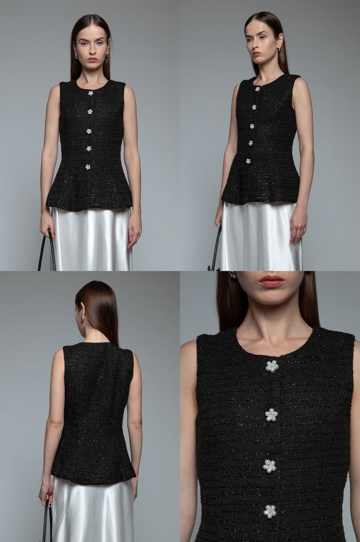 Black Tweed Bell A