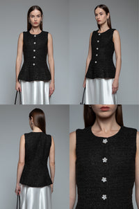 Black Tweed Bell A