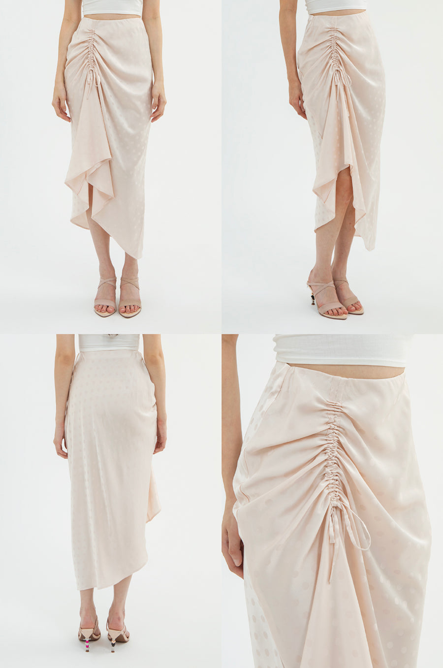 Beige Polka Garbo