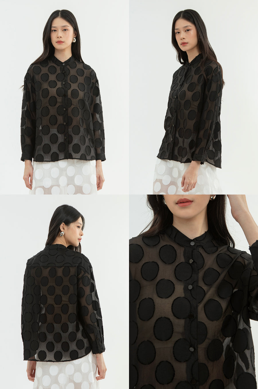 Black Polka Cherie