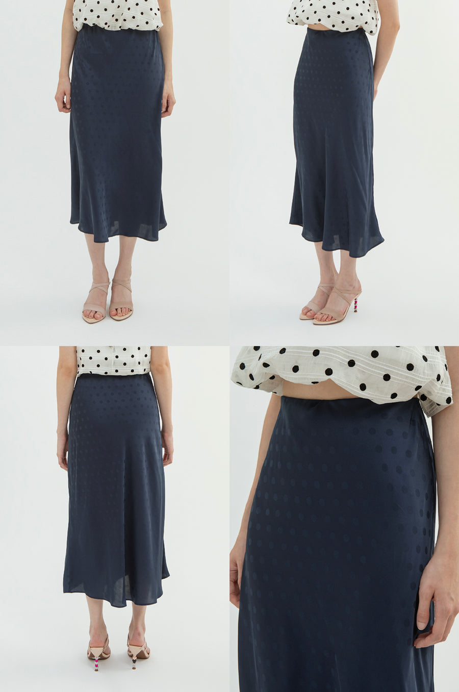 Navy Polka Palais