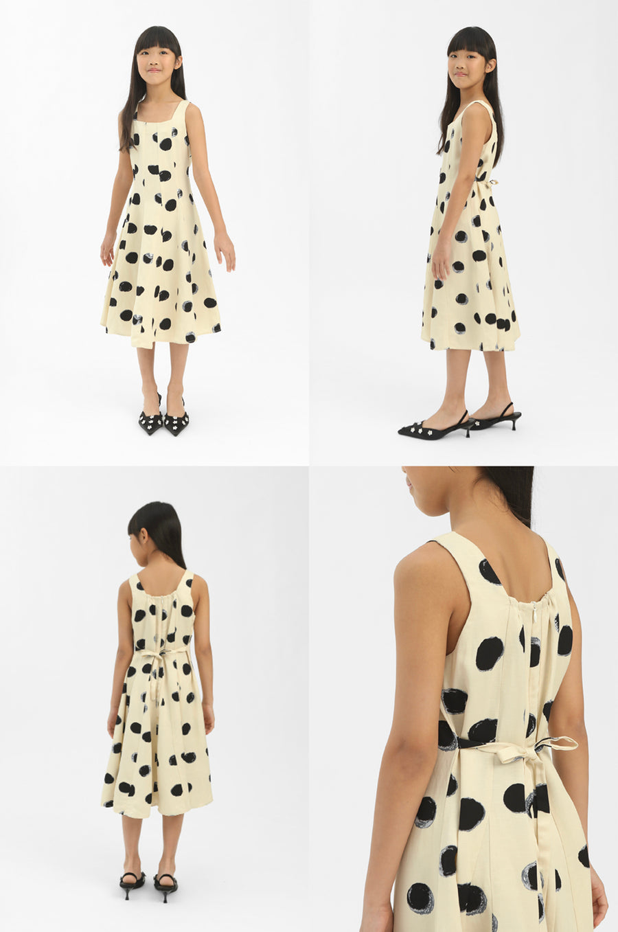Cream Polka Mael