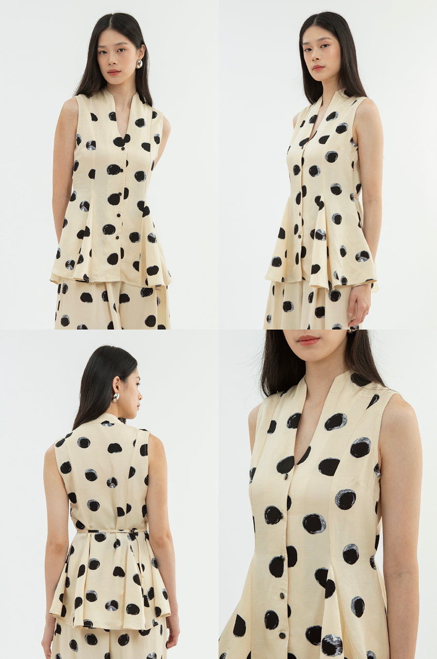 Cream Polka Oceane