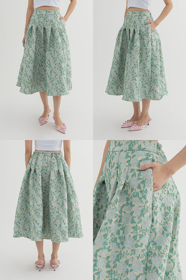Green Floral Lira