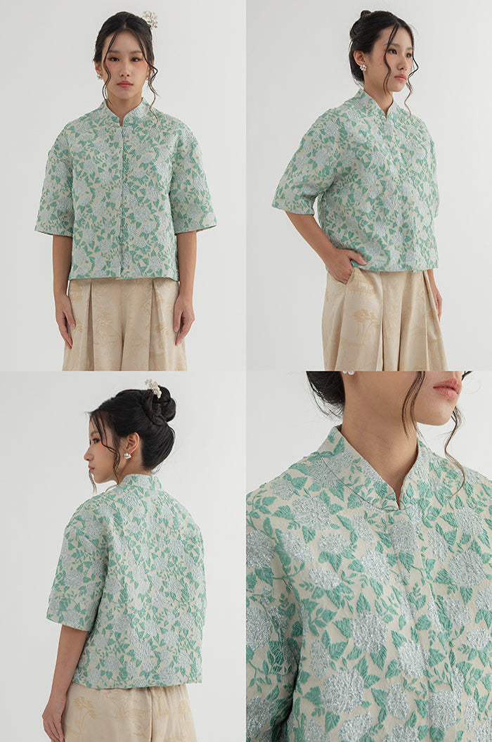 Green Floral Lumi