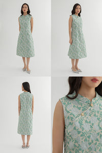 Green Floral Mai